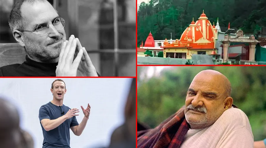 neem karoli baba mark zuckerberg steve jobs